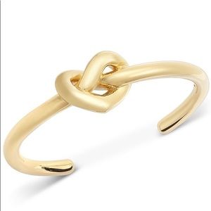 Kate Spade Loves Me Knot Cuff Bracelet Gold Tone